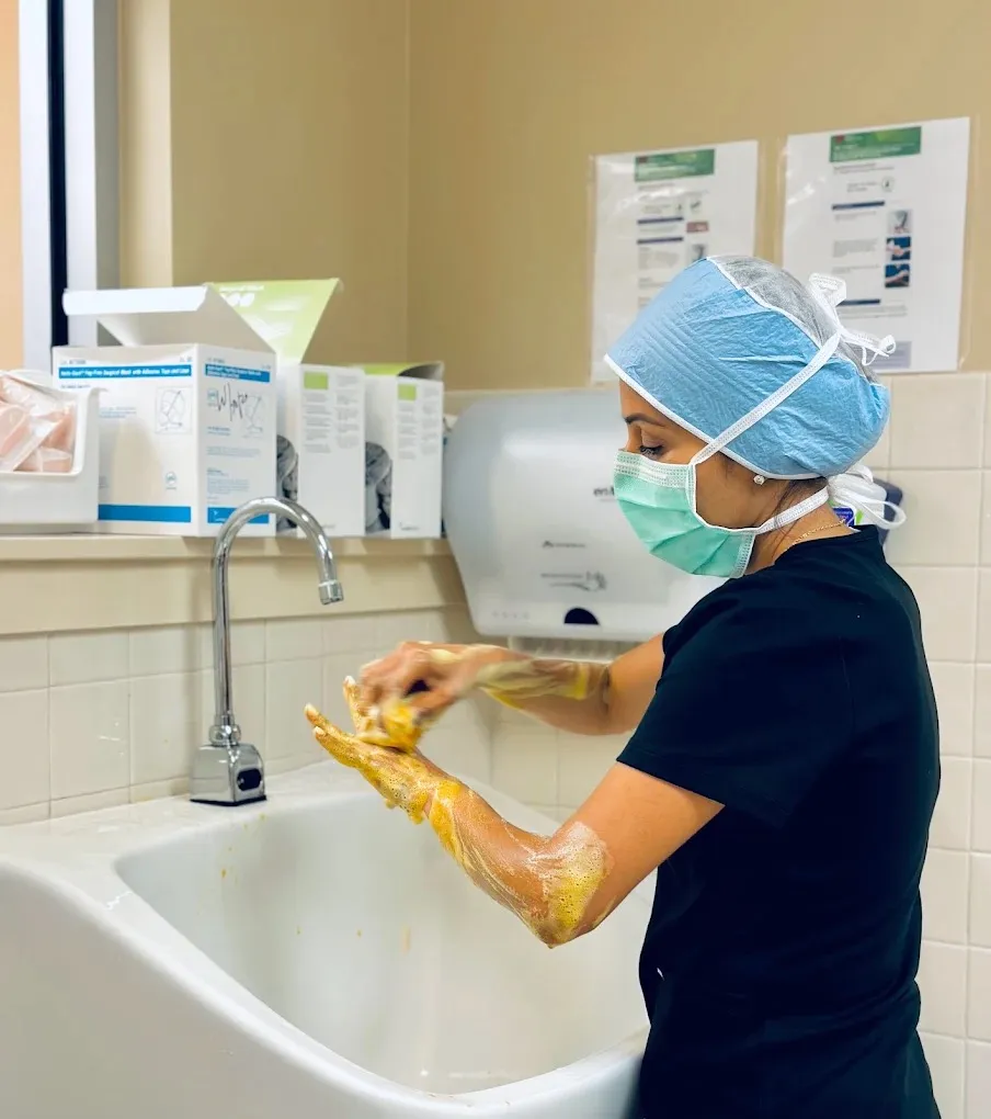 Cataract surgery preparation